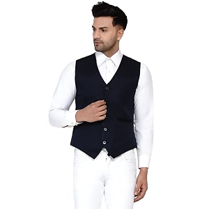veera paridhaan men39s solid waistcoat