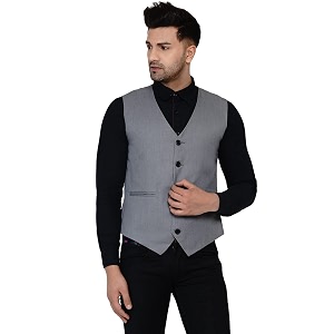 veera paridhaan men39s solid waistcoat