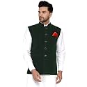Veera Paridhaan Men39s Velvet Solid Nehru Jacket