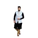 Veera Paridhaan Printed Cotton Jute Nehru Jacket