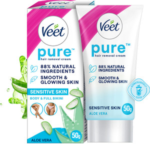 veet wax for body bikini women hair removal with aloe vera for sensitive skin care cream