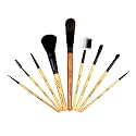 VEGA 9-in-1 Professional Makeup Brush Set - Wooden, 9 Pieces, EVS-9