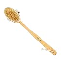 VEGA Long Handle Wooden Bath Brush, Detachable | Soft Bristle Body &amp; Back Scrubber for Men &amp; Women | Bath Massage Brush &amp; Back Washer for Deep Cleansing &amp; Dry Brushing (NBA-1/3)