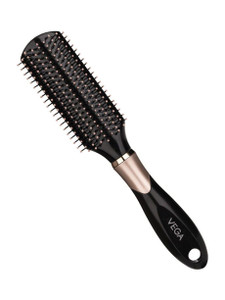 vega flat hair brush for men and women reduces detangle  tangles e34-fb