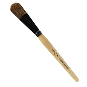 vega foundation makeup brush with wooden handle ev-01