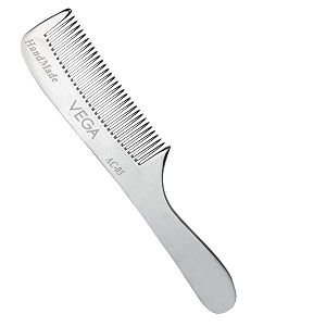 vega grooming comb for men amp women  carbon hair comb for styling detangling hair cutting amp daily grooming  heat resistant anti-static hair comb for all hair types  professional comb ac-03