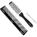 VEGA Hot Curl Brush Small, black, 80 g &amp; Vega Black Head Remover, Rounded - 1 Pc &amp; Vega Oval Shaped Pumice Stone, White