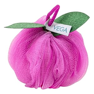 vega luxury bath sponge loofah for women amp men  soft mesh shower body scrubber  gentle skin exfoliator for dead skin removal  rich lather bath sponge for daily use ba-321