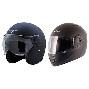 vega jet wvisor dull black helmet-l amp cliff black helmet-m