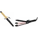 Vega K Glam Advanced 3 In 1 Hair Styler, Vhscc-04 &amp; Vega Ease Curl 25 Mm Barrel Hair Curler With Ceramic Coated Plates, (Vhch-02) - Multicolor