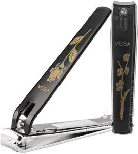 vega large nail clipper 1 piece with anti-slip grip for men  women