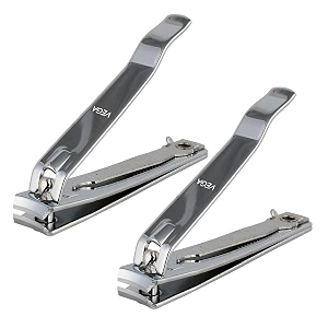 vega large nail clipper silver pack of 2