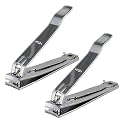 VEGA Large Nail Clipper, Silver (Pack of 2)
