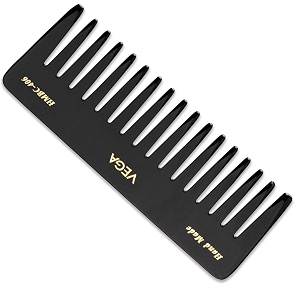 vega shampoo comb for women amp men  wide tooth detangling amp scalp massage comb for gentle hair wash smooth frizz-free hair india39s no 1 hair brush brand  hmbc-406