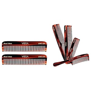 vega set of 4 hand made comb amp vega pocket comb brown pack of 2