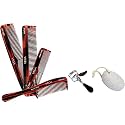 Vega Set of 4 Hand Made Comb&Vega Premium Eye Lash Curler&Vega Oval Shaped Pumice Stone, White