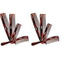Vega Set of 4 Hand Made Hair Comb, (India's No.1* Hair Comb Brand) For Men and Women (HMCS-04) (Pack of 2)