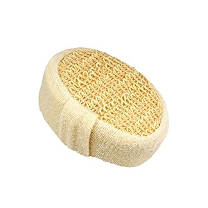 vega sisal bath sponge small  natural exfoliating body scrubber amp loofah for dead skin removal  gentle bathing sponge for men amp women softens amp smoothens skin nba-38