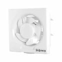 HEWA VEGA 6 INCH EXHAUST FAN (CUT OUT SIZE 7 INCH X 7 INCH) EQUIPED WITH DUST PROTECTION SHUTTERS (WHITE) (150 MM)