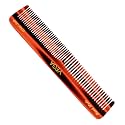 Vega Handcrafted Graduated Dressing Comb for Men &amp; Women, Detangling, Daily Grooming | Made from Cellulose Acetate Non-petroleum Based Material from Plant, Small (India's No.1* Hair Comb Brand, (HMC-26D)