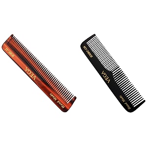 vega tortoise shell pattern pocket comb brown amp vega pocket comb black 20 g