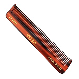 vega handcrafted pocket comb for men amp women detangling daily grooming  made from cellulose acetate non-petroleum based material from plant india39s no1 hair comb brand hmc-11