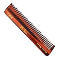 Vega Handcrafted Pocket Comb for Men &amp; Women, Detangling, Daily Grooming | Made from Cellulose Acetate Non-petroleum Based Material from Plant, (India's No.1* Hair Comb Brand, HMC-11)