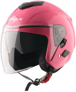VEGA VO-04 Punch DV Open Face Helmet-Pink-L