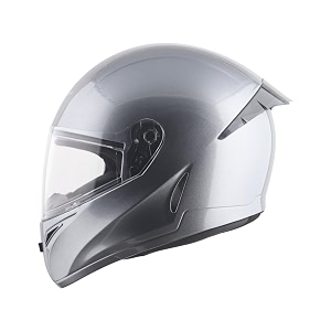vega voyager full face motorcycle helmet with lightweight shell shock absorbing liner comfortable interior ventilated fit aerodynamic build and trendy anthracite finish anthracite-l