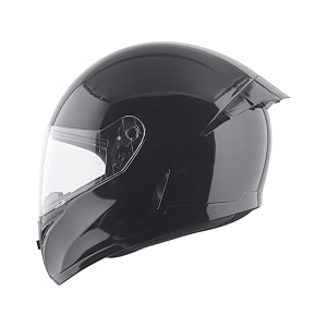 vega voyager full face motorcycle helmet with lightweight shell shock absorbing liner comfortable interior ventilated fit aerodynamic build and trendy black finish black-l