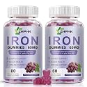 Vegan Iron Supplement 65mg with Vitamin C 250mg Energy Boost, Immune Health