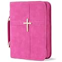 Vegan Leather Bible Cover Case, Bible Bag for Men Women, Gift Box Packaging