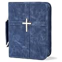Vegan Leather Bible Cover Case, Bible Bag for Men Women, Gift Box Packaging