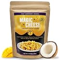 Vegan Magic Cheddar Cheese Powder with a Hint of Mango & Coconet (16oz), Low-Calorie, Plant-Based, Dairy-Free, Gluten-free, Soy-Free, Low Sodium, Great for Nachos, Dips & Mac and Cheese