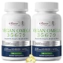 Vegan Omega 3 5 6 7 9 Supplement DHA EPA 1600mg 240 Count for Women
