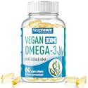 Vegan Omega 3 Supplement- 800mg DHA, 60 Vegan Softgels