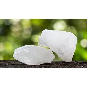 organic whole alum stone  phitkari crystal  fitkari stone block for skin  fitkarri pieces 400 g