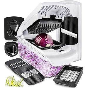 vegetable chopper mandoline slicer dicer - onion chopper - vegetable dicer food chopper dicer pro - food choppers and dicers - spiralizer vegetable cutter - veggie chopper spiralizer vegetable slicer