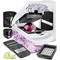 Vegetable Chopper Mandoline Slicer Dicer - Onion Chopper - Vegetable Dicer Food Chopper Dicer Pro - Food Choppers and Dicers - Spiralizer Vegetable Cutter - Veggie Chopper Spiralizer Vegetable Slicer