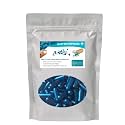 Vegetarian Empty Capsules (PACK OF 1000) (METALLIC BLUE, SIZE 0 (500 MG))