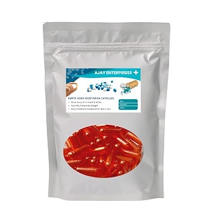 vegetarian empty capsules size 0 500 mg pack of 1000 metallic orange size 0 500 mg