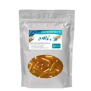 vegetarian empty capsules size 0 500 mg pack of 1000 metallic yellow size 0 500 mg