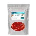 Vegetarian Empty Capsules SIZE 0 (500 MG) (PACK OF 1000) (METALLIC ORANGE, SIZE 0 (500 MG))