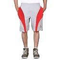 VEGO Mens Black Cotton Shorts Bermuda Half