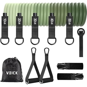 veick resistance bands exercise bands workout bands resistance bands for working out with handles for men and women exercising bands for fitness weights work out at home