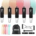 VEICK Resistance Bands with Handles, Exercise Tube Bands Set for Workouts
