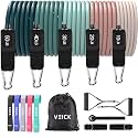 VEICK Resistance Bands, Exercise Bands, Workout Bands, Resistance Bands for Working Out with Handles for Men and Women, Exercising Bands for Fitness Weights Work Out at Home