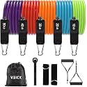 VEICK Resistance Bands with Handles, Exercise Tube Bands Set for Workouts