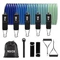 VEICK Resistance Bands, Exercise Bands, Workout Bands, Resistance Bands for Working Out with Handles for Men and Women, Exercising Bands for Fitness Weights Work Out at Home