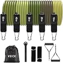 VEICK Resistance Bands with Handles, Exercise Tube Bands Set for Workouts